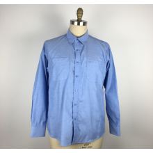 sky Blue long sleeve breathable Brushed shirt