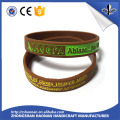 Item de brinde promocional elegante pulseira de silicone / pulseira