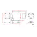 DC24V air compressor Mini Piston Vacuum Pump