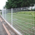 Highway guardrail double wire fence isolation mesh