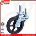 10 Inch Black Rubber Swivel Scaffold Caster Wheel