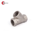 architectural hardware stainless steel 3-way pipe joint