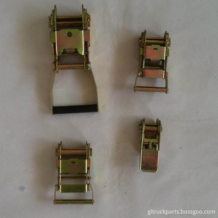 Ratchet Buckle/Yellow Zinc Plated Ratchet Buckle