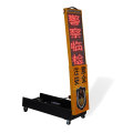 Telescopic temporary inspection led warning display screen