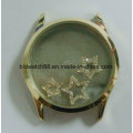 High Quality 316L Stainless Steel Watch Case with Crystals