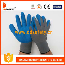 Grey Nylon with Blue Latex Glove Dnl116