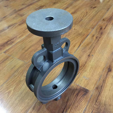 Iron casting butterfly valve body