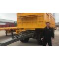 low platform semi low flatbed trailer