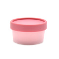 wholesale 50g 100g 200g empty plastic pp cute cosmetic jar candle pink white for ice cream