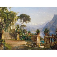 Mediterranean Landscape Oil Painting (EMD-058)
