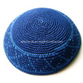 Judaica Jüdische Kippa Kippot Kippah Kipa Gebetsmütze, DMC Thread Knitted Kippah