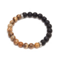 Lavastones Gemstone Space Stone Beads Bracelets