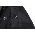 Men's Knitted Epaulet Asymmetric Zip Button Hoodie