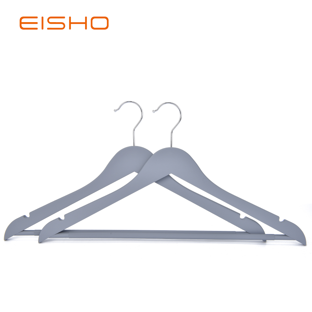 Eisho Solid Wood Black Laundry Wooden Shirts Hanger5