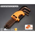 Conjunto de ferramentas de chave de chave de alta qualidade Hex Allen Wrench