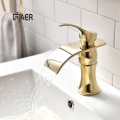 Speziales Design Gold polnischer Badezimmer Wasserhahn