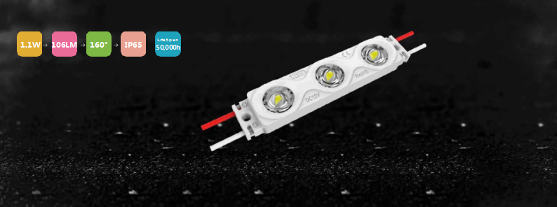 3-LEDs constant current led module 106lm