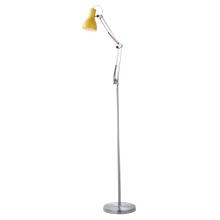 Lampadaire moderne en acier à lèvres à l&#39;ombre jaune (ML6139)