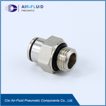 Air-Fluid All Metal Push in Fittings BSPP masculin