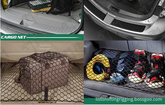 Elastic car cargo net