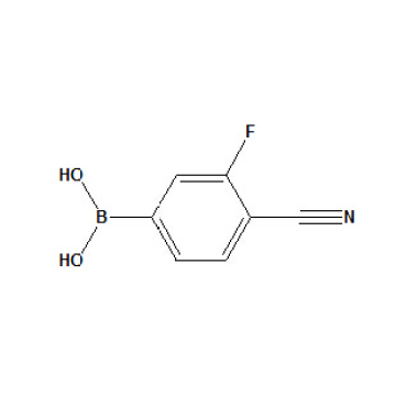 Acide 4-cyano-3-fluorophénylboronique N ° CAS 843663-18-3