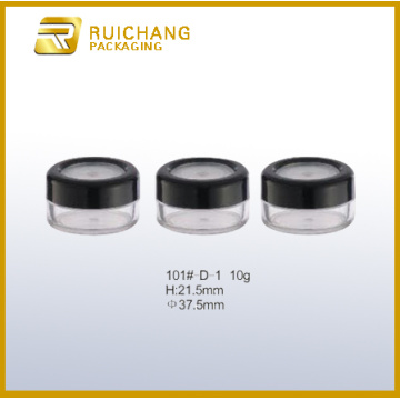 Plastic cream jar for cosmetic packaging