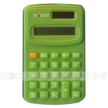 8 chiffres Calculatrice de puissance à double puissance Mesures 104 * 67 * 11mm (LC321C)