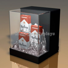 Creative Custom Size Handmade Retail Store Countertop Commercial Acrylic Display Case For Cigarette