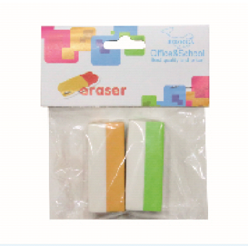 2pcs Colorful Rectangle Eraser