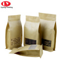 Customized packaging kraft  food bags with window