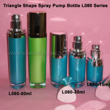 15ml 30ml 50ml Triangle Shape Pump Spray Bottle