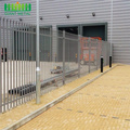 Colorful D Section Steel Palisade fencing