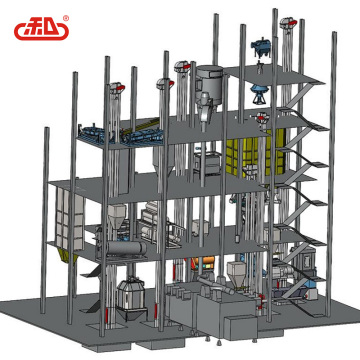 Broiler automatique / poulet / volaille en ligne de production d&#39;alimentation