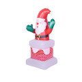 66.5" Outdoor Inflatable Christmas Santa With LED Light