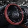 Universal Luxury Leather Car Steering Wheel Cover