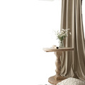 Wool fleece thick blackout curtains