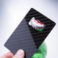 Square shape Carbon fiber bottle opener card holder