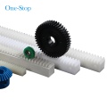 Plastic extrusion wear resistant buffer rail