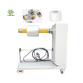 Motor controlled unwinding and rewinding machine