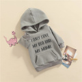 Kinder Mädchen Hoodie Kleid gedruckt lange Ärmel