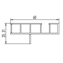 Moule d&#39;extrusion pour abat-jour au plafond en alliage en aluminium