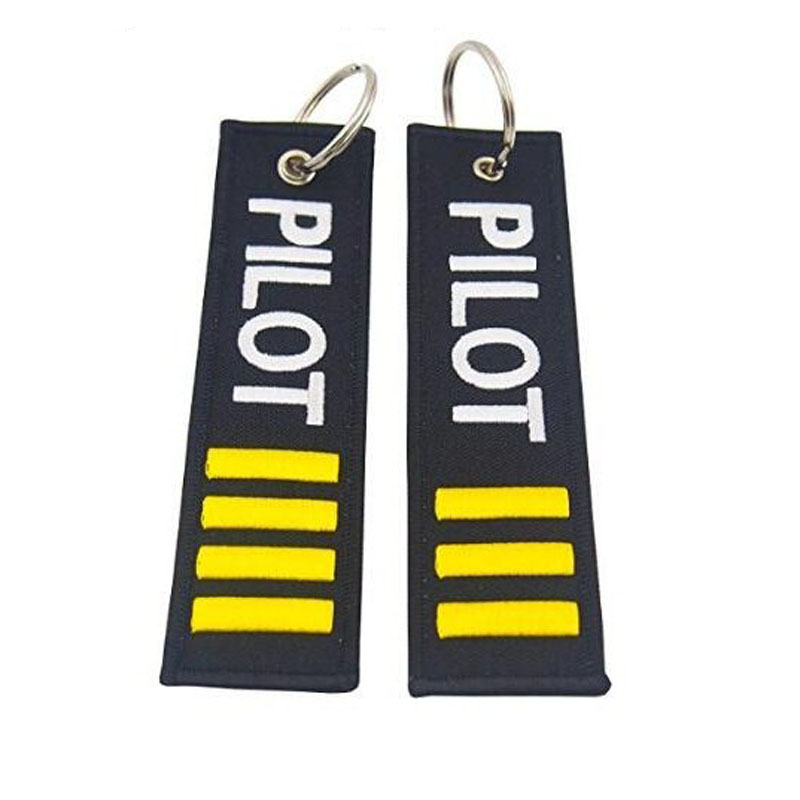 Pilots Embroidered Key Chains