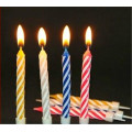 Birthday Party Rainbow Color Spiral Candles