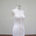 Длинный рукав кружева пляж свадебное платье (XF16009)