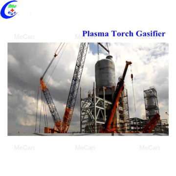 Plasma torch gasifier for hospital liquid waste incinerator