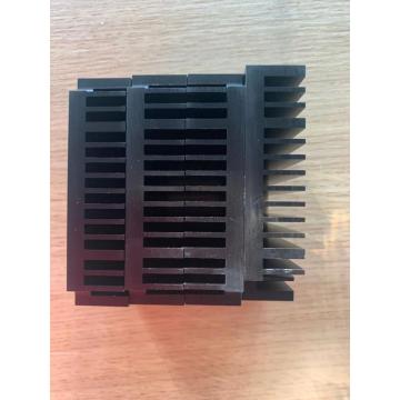 Aluminum Extrusion Heatsink Black Anodizing