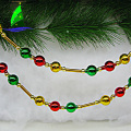 Colorful Glass Garland for Christmas Ornament Decoration