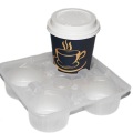 Одноразовые принадлежности для чая / кофе сок пластиковые 4 подноса чашку 