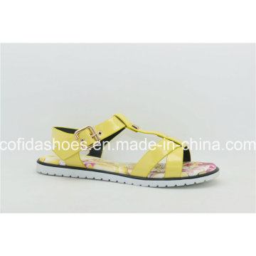 Present Popular Styles Flat Beach Ladies Sandal