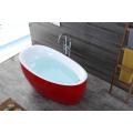 a bathtub is filling with water beach bench